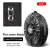 SEAMETAL 1pc 16-23 Inch Universal Car Spare Tire Cover Garage Protective Cover Waterproof Oxford Tire Protection