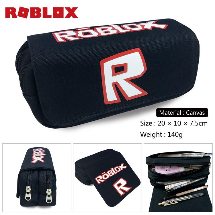 Виртуальный мир игры Roblox, периферийный пенал, пенал, рюкзак, холст, студенческий пенал большой емкости