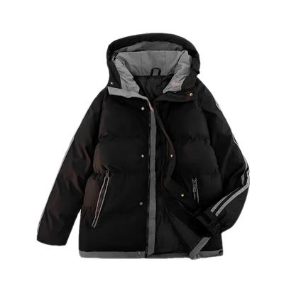 Мужское зимнее хлопковое пальто, повседневная утолщенная парка с капюшоном, студенческая модная верхняя одежда на осень/зиму