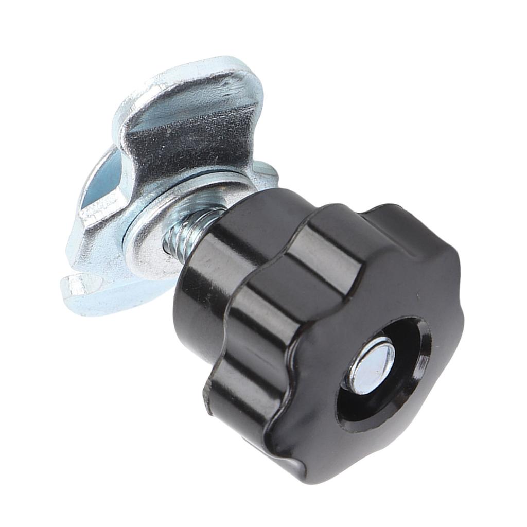 10PCS L Track Threaded Stud Fittings Silver Color M8 Threaded Double Stud Lug for Van Pickup Truck 40mm 1.57in