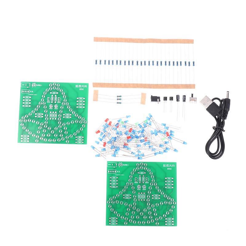 Лабораторные качели-колокольчики своими руками, забавная пайка, электронные качели-колокольчики, ветряные колокольчики, светодиоды, мигающий свет, обучающий комплект на постоянном токе