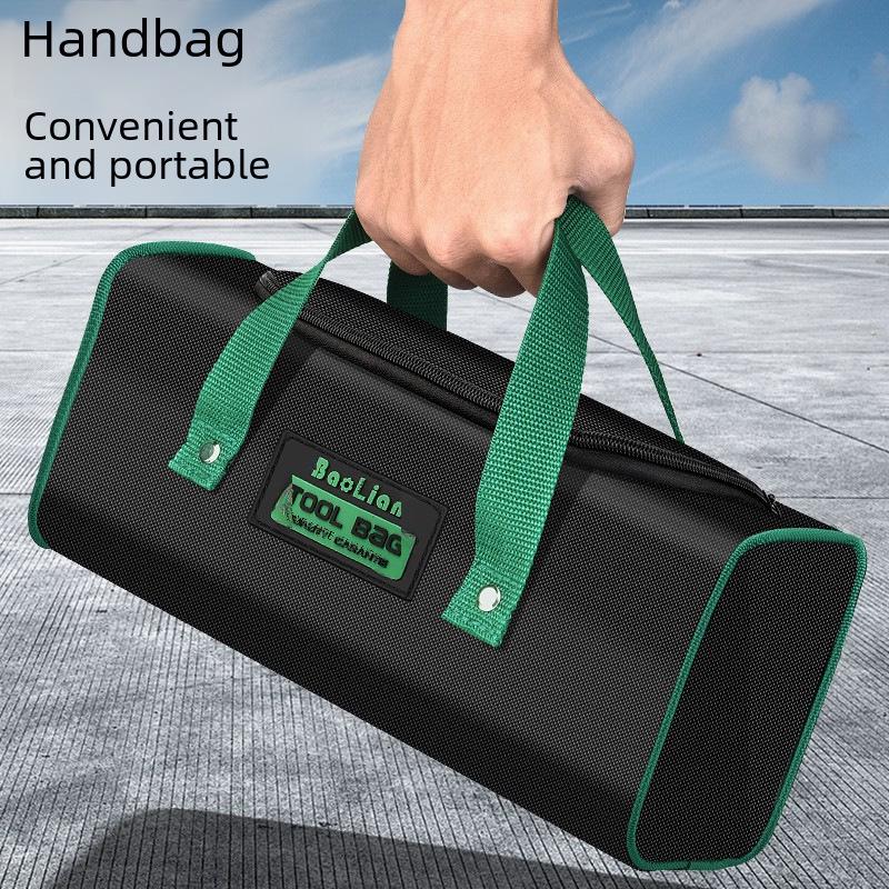 Сумка для инструментов из прочного водонепроницаемого брезента: Прочное, износостойкое, многофункциональное портативное ручное хранилище для электриков