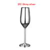 2Pcs Wine Party Champagne Coupes Cocktail Glass Champagne Flutes Wine Cup Goblet Plating Beer Rose Gold Glass Whiskey Cups