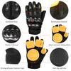 Longboard Slide Gloves Skateboard Gloves Mittens with Sliding Blocks Longboard Downhill Slide Gloves