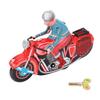 Clockwork Motorcycle Toy Retro Decorative Metal Gear Ride Wind Up Motorbike Toy for Kids Adults Collection