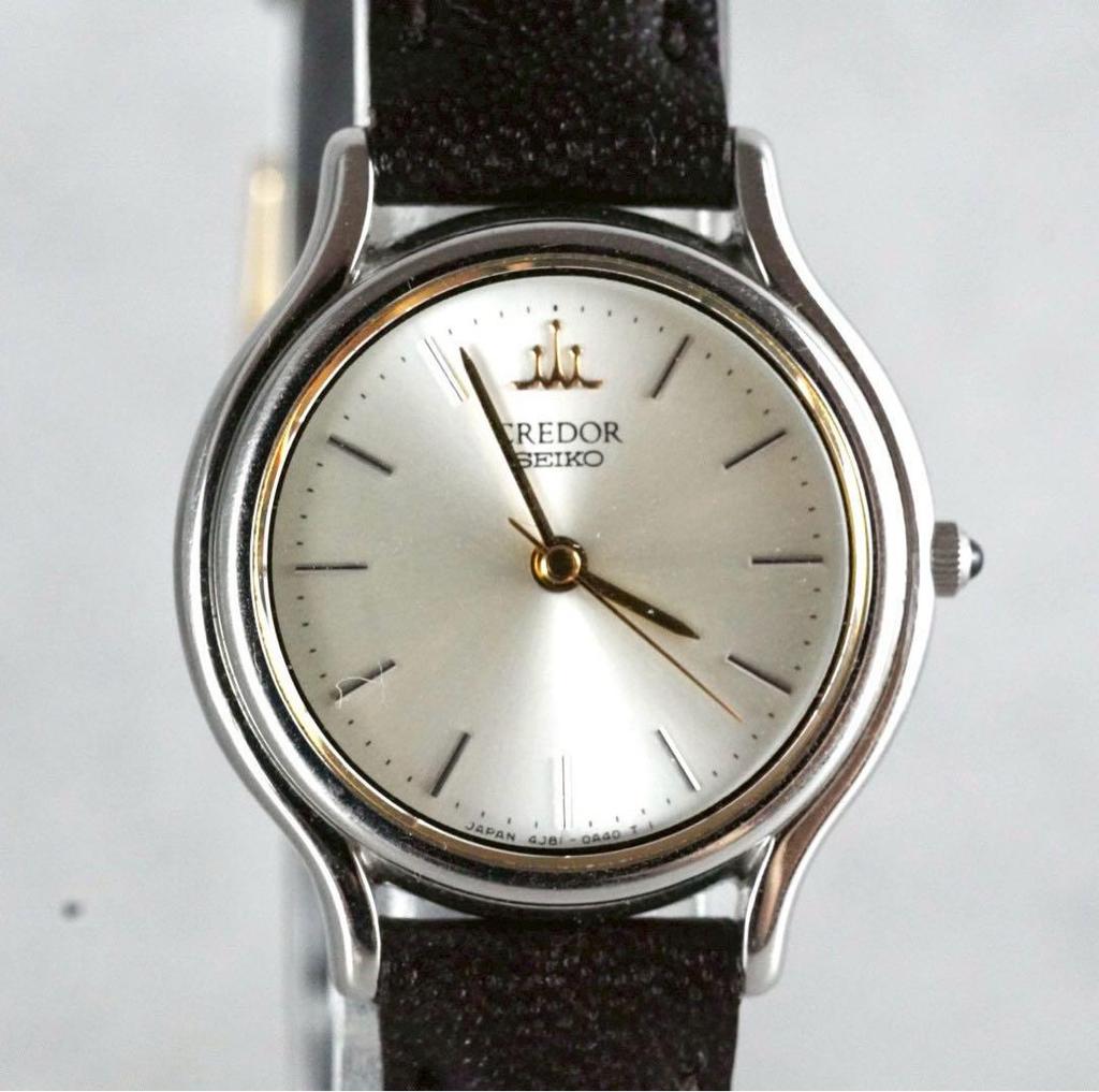 [USED] SEIKO Credor 4J81-0A40 Women's Quartz Watch, Working