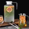 PC Acrylic Cold Water Pitcher with Stainless Steel Filter