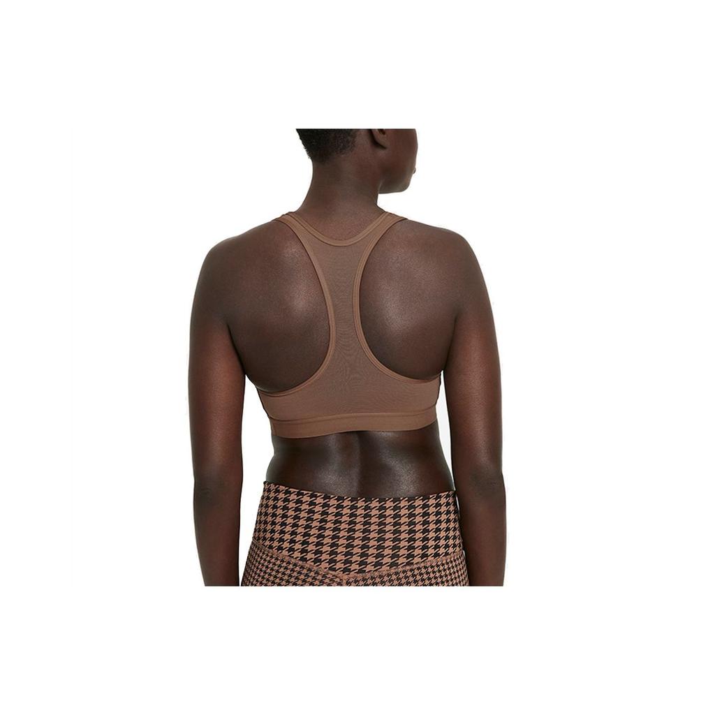 Nike Wsh Icnclsh Gx Brabra Logo Sports Bra Women Underwear Tan DD1142-256