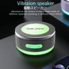 Okjew Костная проводимость Bluetooth Вибрация Портативный Беспроводной 3D Объемный Динамический LED для и Наружного Использования Динамик, Динамик, Динамик, Динамик, Звук,