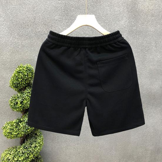 Men Sports Shorts with Elastic Waist Straps Summer Casual Shorts Leisure Work