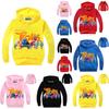 Толстовка с капюшоном Poppy Bobble из мультфильма Dreamworks Trolls для детей Мягкая и стильная хлопковая одежда