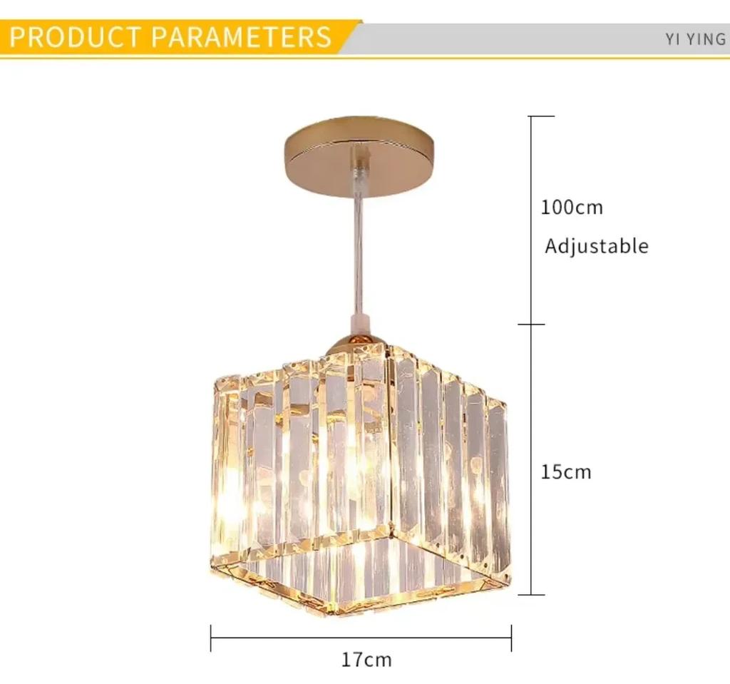 Nordic Modern Simple Led Потолочные светильники Crystal Lampshade Unique Lamp Designs Wall Aisle Corridor Living Room Подвесной светильник