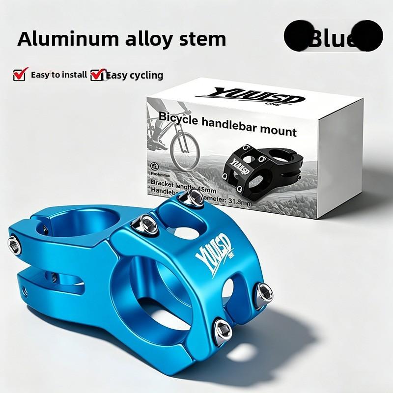 Aluminum Alloy Bicycle Handlebar Stem For Mountain Bikes With Cnc Machined Hollow Design For Trail Riding