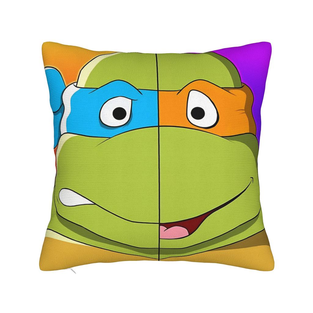 Подушка с принтом Черепашки-ниндзя (T-Teenage M-Mutant Ninja Turtles) - Забавная наволочка для подушки, декоративные наволочки для дивана, автомобиля, дома