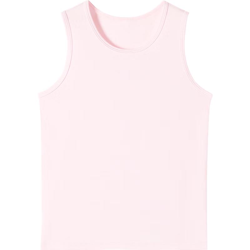 Jiusuiban Girls' Antibacterial Wide Shoulder Vest