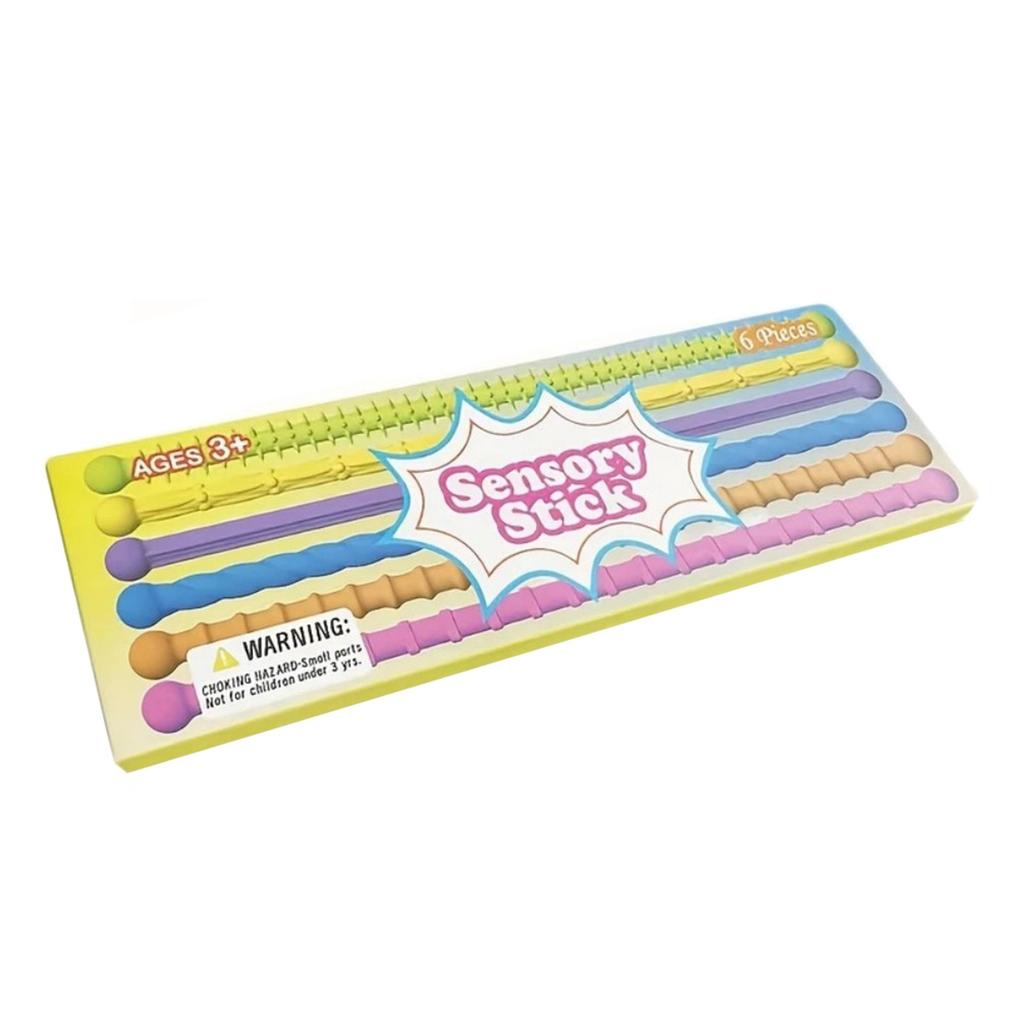 Children's Sensory Stick Fun Stress Relief Toys, Texture Decompression Toys Twistable Foldable Toys