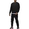 Jordan Круглый вырез пуловер удобный длинный рукав толстовка мужская толстовка черный HV1750010