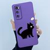 For Vivo V20 SE Case V2022 V2023 Lovely Cartoon Cat Liquid Silicone Soft TPU Shockproof Bumper For Vivo V20SE Phone Cover Funda