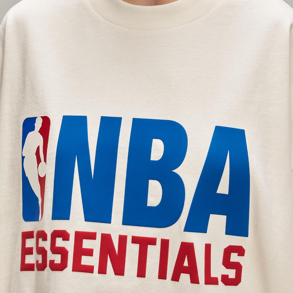 Fear of God Essentials NBA 90s Tee Cream White Unisex Tops 125NB252004F