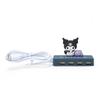 Sanrio Тонкий USB-концентратор Kuromi Kuromi-chan Kuromi 6×9,5×3 см Персонаж 327484 SANRIO