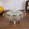Sugar Bowl with Lid and Spoon Condiment Pot Dinnerware Wedding Serveware Ornament Dispenser Spice