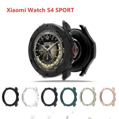 Чехол-кольцо с жестким каркасом для Xiaomi Watch S4 SPORT / Аксессуары для Xiaomi Watch S3