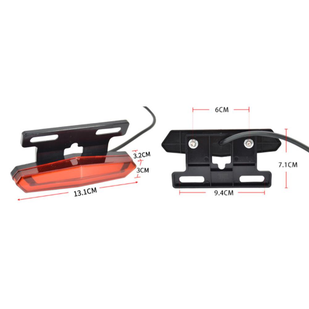Многофункциональная фара для электронного велосипеда 24-48 В, задний фонарь указателя поворота с переключателем для электрического велосипеда, скутера
