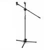 Foldable and Portable Microphone Stand for Live Concerts, Lectures, Recording, First Takes, and Emceeing.