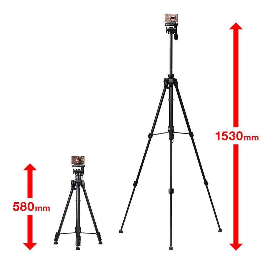 Sanwa Supply for Digital SLR Cameras and Video Type DG-CAM21 Multi-Stand Cameras, 3-Tier