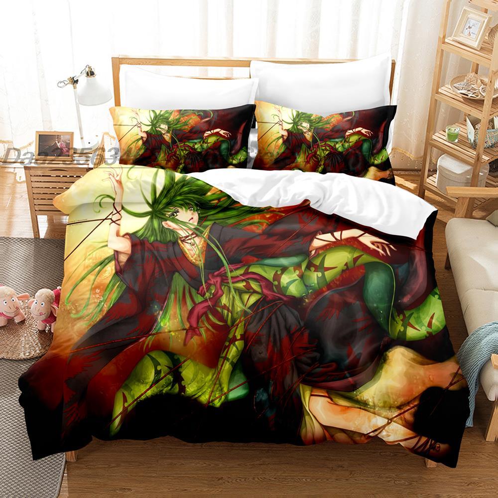 Code Geass Bedding Set Single Twin Full Queen King Size Bed Set Teenager Bedroom Sheet Set 3D Print Anime Kawaii