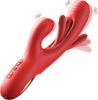 3-in-1 Rabbit Vibrator for Women - G-Spot & Clitoral Stimulation, 14 Vibration Modes + 7 Tongue Licking Flaps