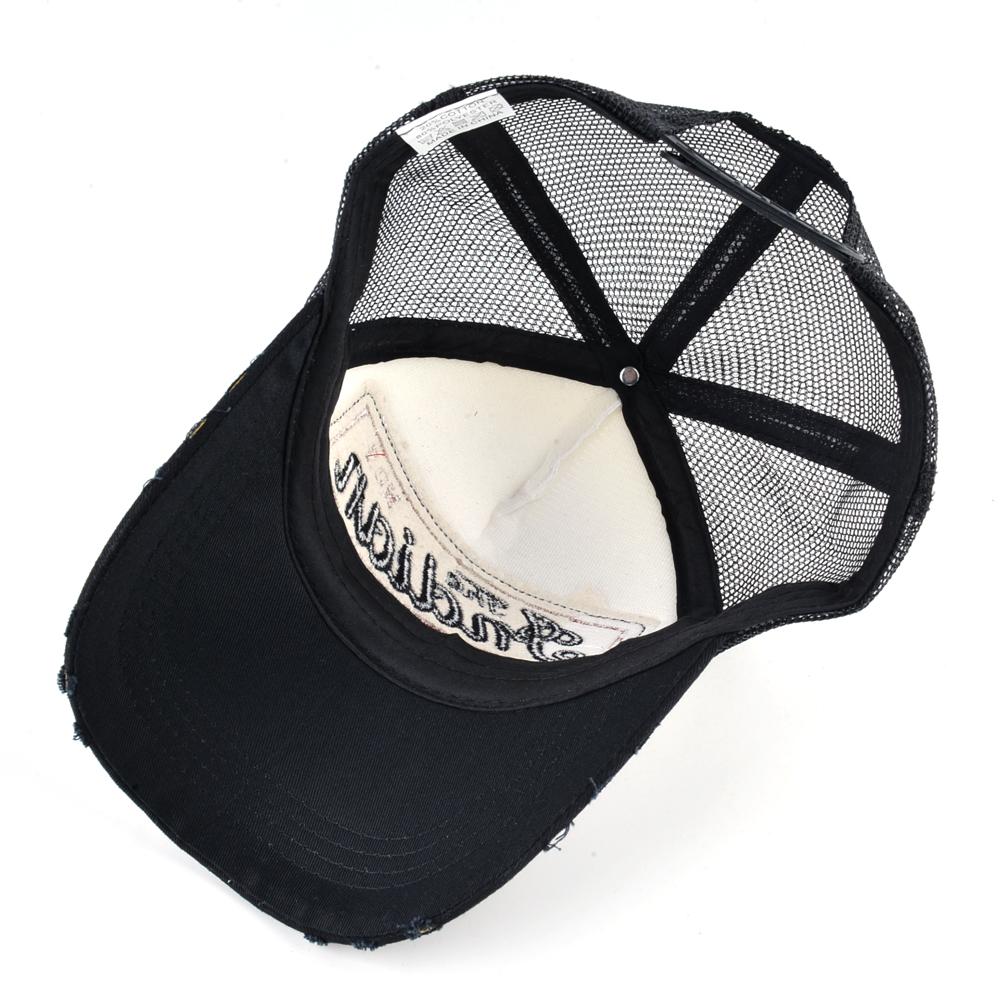 Baseball Letter Fashion Embroidery Cap For Men Women Summer Breathable Mesh Snapback Hat Unisex Hip Hop Trucker Bone Gorras
