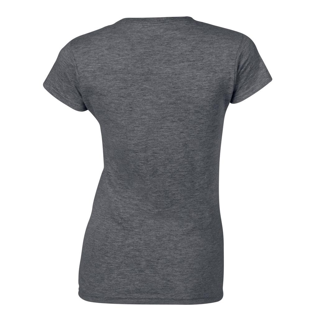 Gildan Женская футболка из хлопка рингспун софтстайл