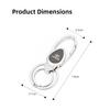 Metal Car Emblem Keychain For Lexus F SPORT ES RX NX LS UX LM LX LBX Anti-loss Keyring Auto Logo Key Chain Interior Accessories XN0