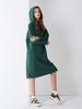 Pin Black Bar-Code Long Hood One-Piece Green