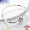 Горячий 925 Серебряный Оригинальный Me Браслет Fit Brand Me Charm Бусины Мода Узел Бесконечности Женщины Femme Браслет Роскошные Ювелирные Изделия