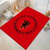 Manchester United Logo Rug in Red Design Non-slip rug suitable for living room and bedroom sofas.