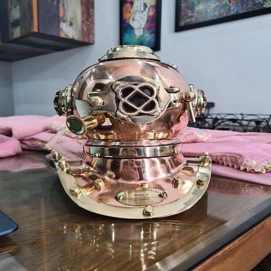 Шлем для дайвинга Marine Mini Vintage Copper Mark Us Navy Nautical