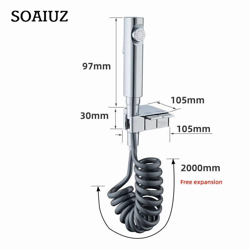 Bathroom Bidet Sprayer Set Sanitary Flusher Toilet Portable Put Shower Set Balcony Bathroom Washing Tool Sprayer Faucet Tap