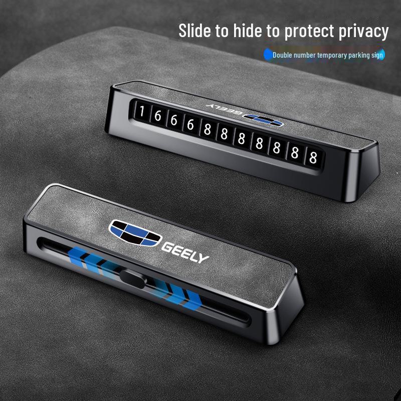 Автомобильная табличка для мобильного телефона Geely: Boyue L, Xingyue, Dihao, Binyue, 2024 Украшения для номерных знаков и автомобильные аксессуары.