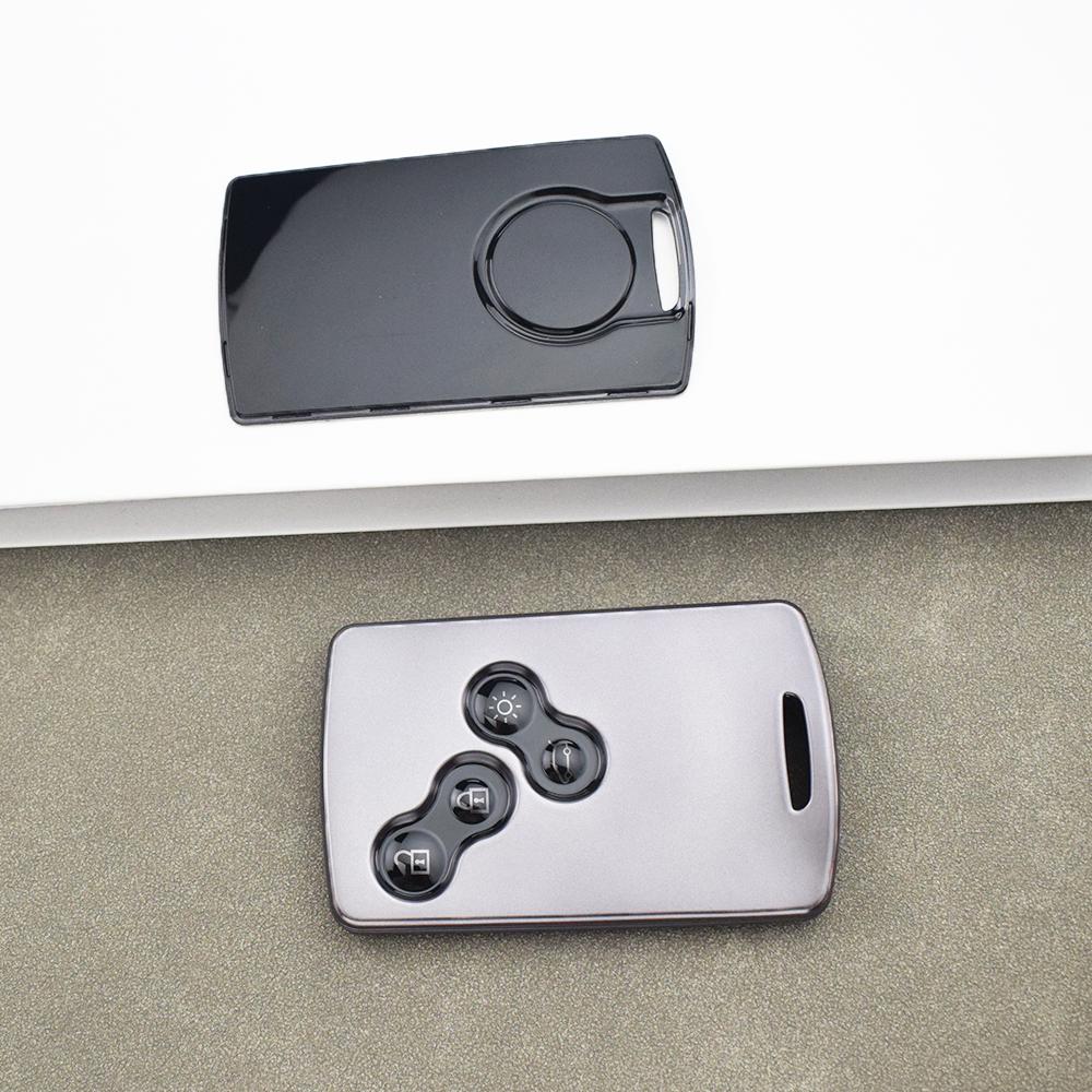 Автомобильный чехол-брелок Аксессуары для Renault Koleos Scenic Duster Captur Clio Logan Megane 1 2 3 4 кнопки ТПУ Чехол для ключа автомобиля