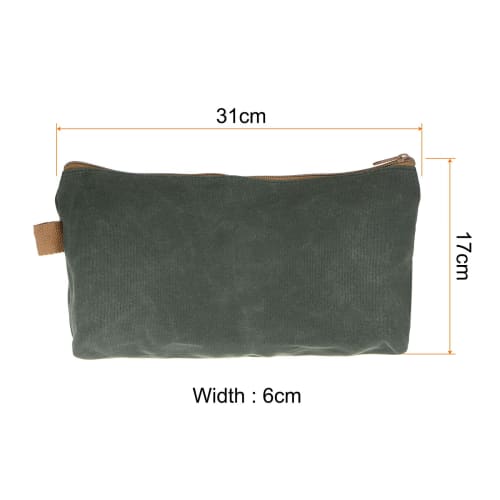 uxcell Tool Pouch Bag, 31cm X 6cm X 17cm, Oxford Waterproof Zipper Tool Bag, Small Tool Bag, Storage Organizer, Socket Canvas Bag with Zipper for Tool