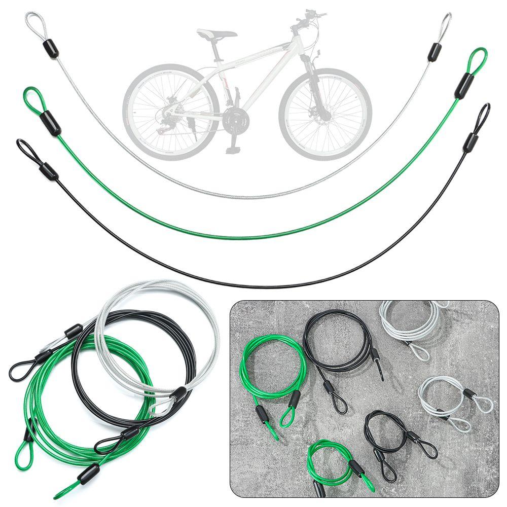 0.5/1/2Meters Bicycle Accessories Bicycle Lock Wire Cycling Strong Steel Cable Lock MTB Road Bike Lock Rope Anti-theft Security 4