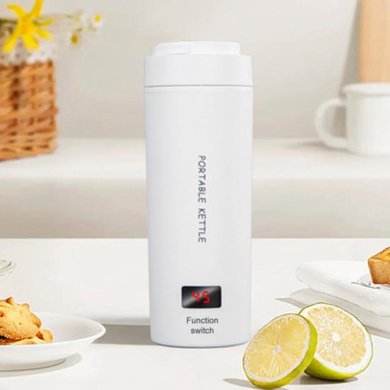 Портативный электрический чайник, грелка с 4 настройками температуры, цифровой дисплей, автоматическое отключение, пищевой электрический чайник, не содержащий BPA, бойлер