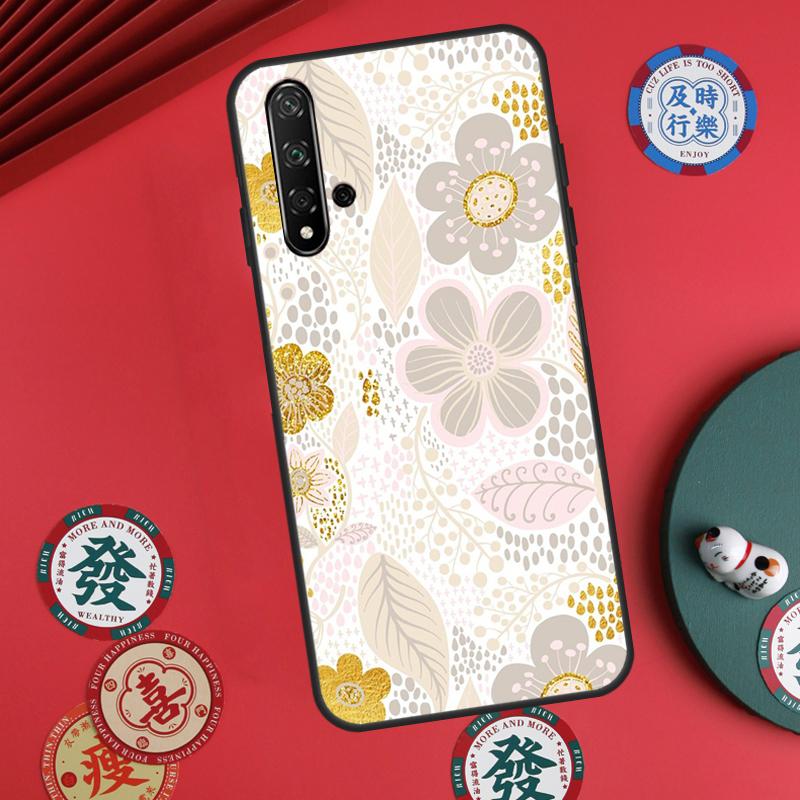 Цветочный Шарм Секретный Сад Для Huawei Nova 11 Pro 9 10 SE Y70 Y60 Y90 Y61 Y91 Y73 Y72 12s 12i 11i 8i P30 P40 Lite Чехол