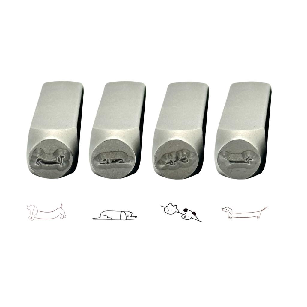 Металлические штампы для дизайна Инструмент для перфорации Сложные металлические штампы с собакой для создания индивидуальных ювелирных изделий и поделок