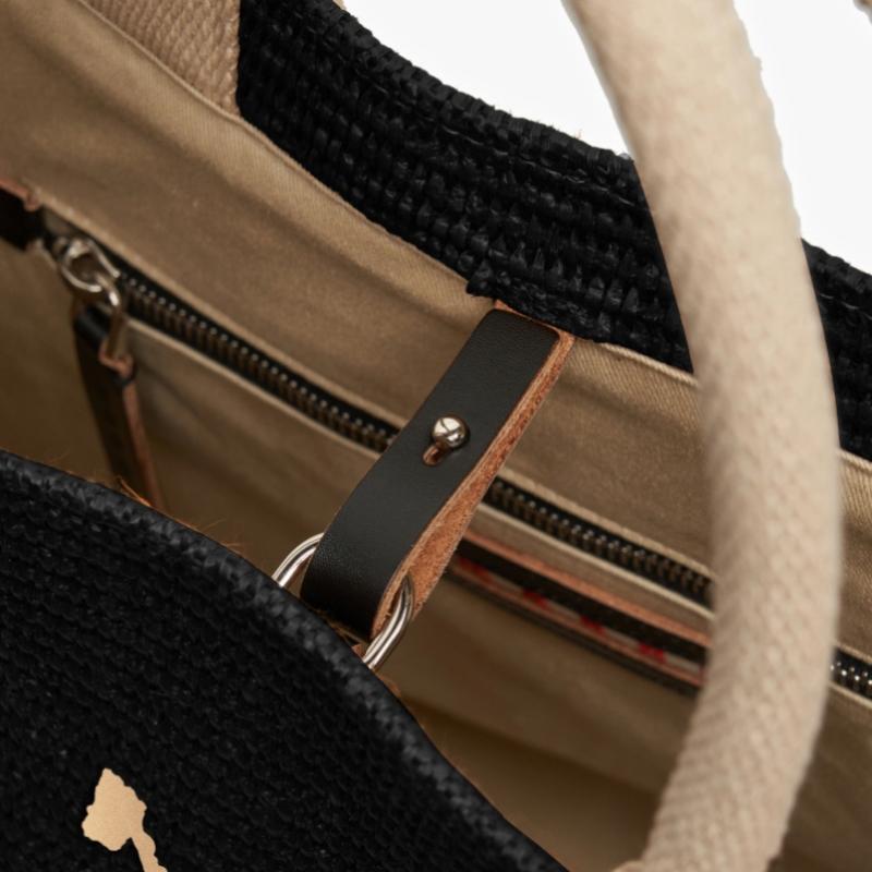 Marni Shmp0078u0 P3860 Z1q44 East West Raffia Large Top Handle Tote