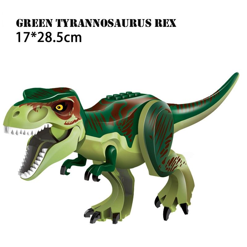 TopLovely Large Particle Building Blocks Stegosaurus Dinosaur Jurassic Park Tyrannosaurus Rex Assembled Toy Brick Educational Toy