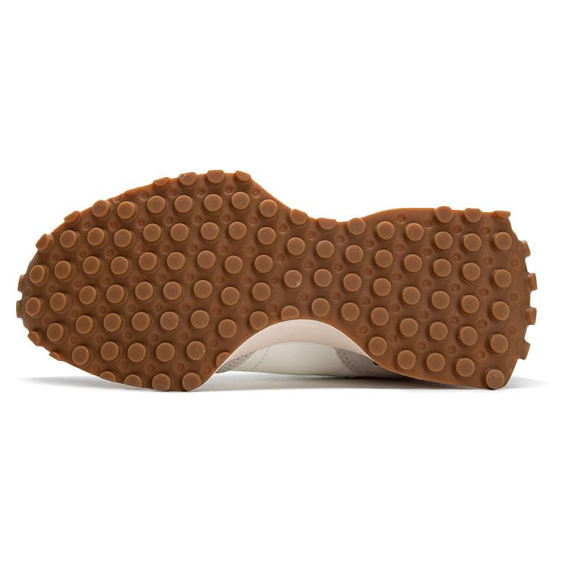 New Balance Nb 327 Удобные Ретро Кожаные Низкие Повседневные Кроссовки для Бега Унисекс Кроссовки Зеленый Серый U327LX-D