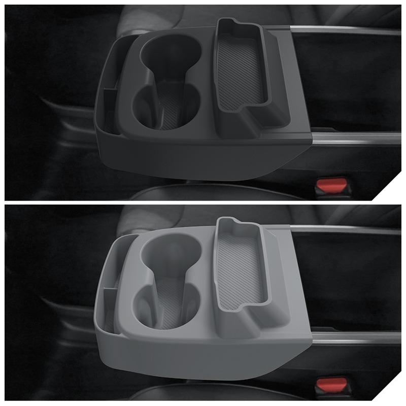 For Tesla Model Y Standard 2025 Silicone Central Control Cup Holder Storage Box Accessories Multifunctional Car Auto Accessories